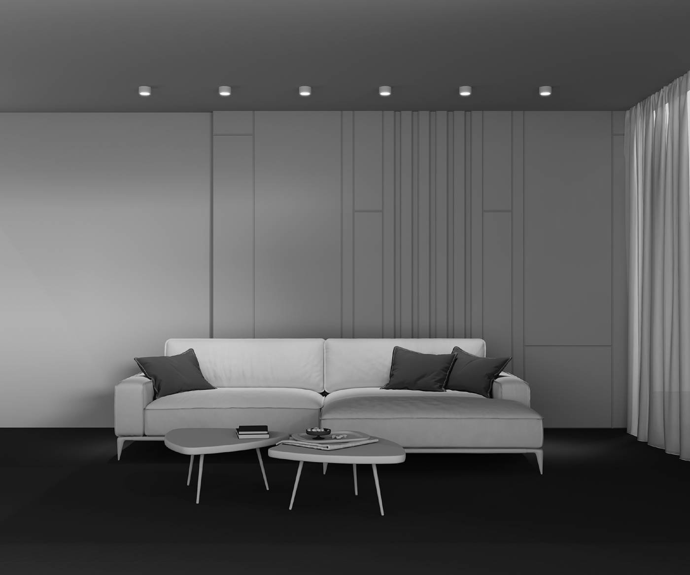 Накладной светильник Maytoni Conik gyps C001CL-GX53-W