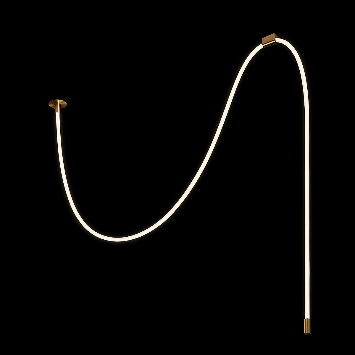 Светильник потолочный Loft It Thread 10388A Brass