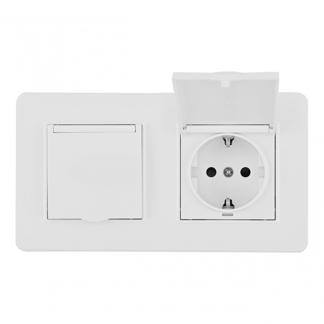 SET16-2-41-1x2 white Розетка Arte Milano Set16-2 SET16-2-41-1x2 white