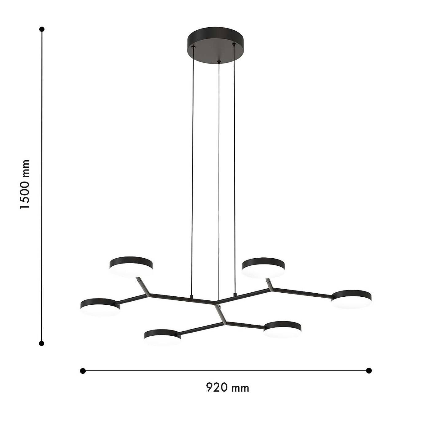 4632-6P Подвесная люстра Favourite Vorago 4632-6P