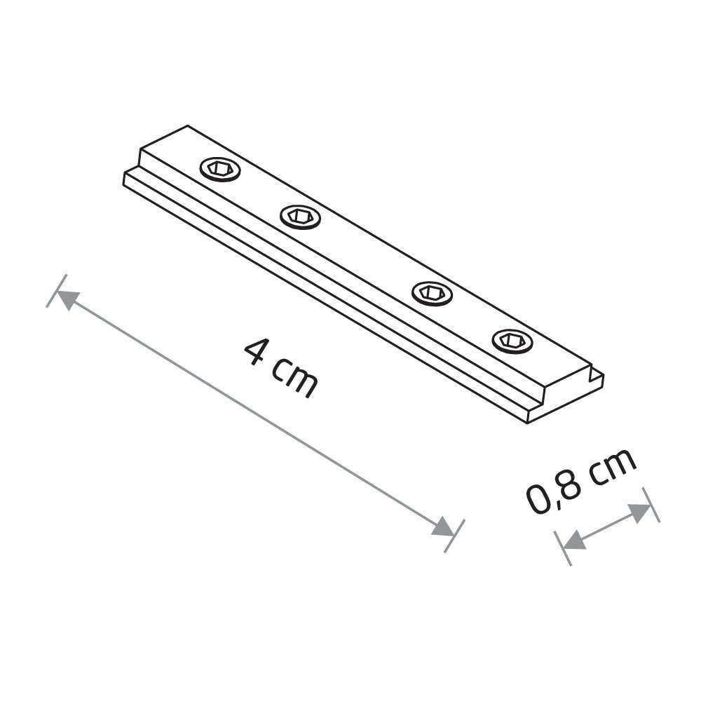 Крепление для магнитных треков Nowodvorski Nano Connector 11726