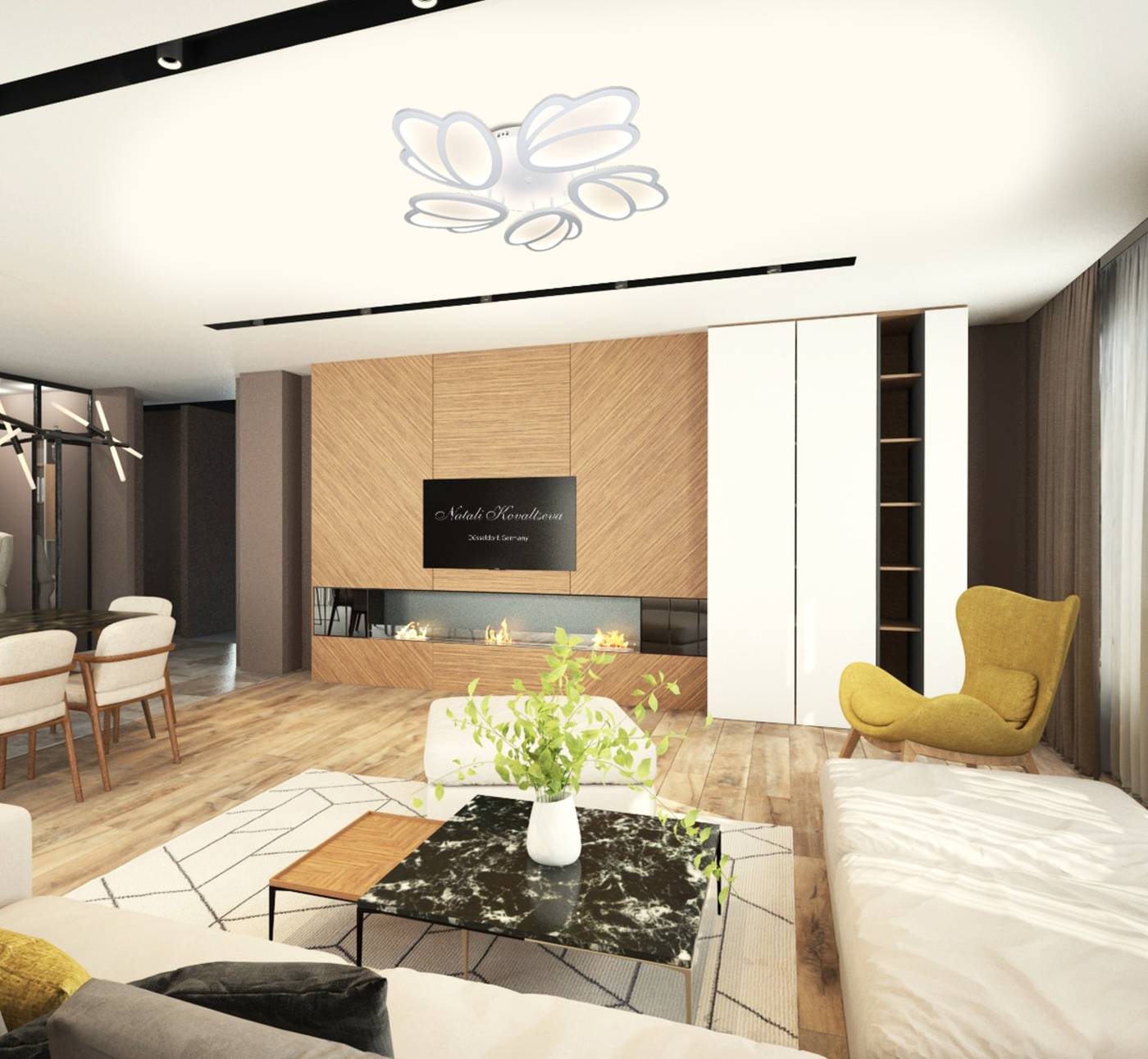 Потолочная люстра с пультом Innovation Style Natali Kovaltseva INNOVATION STYLE 83000