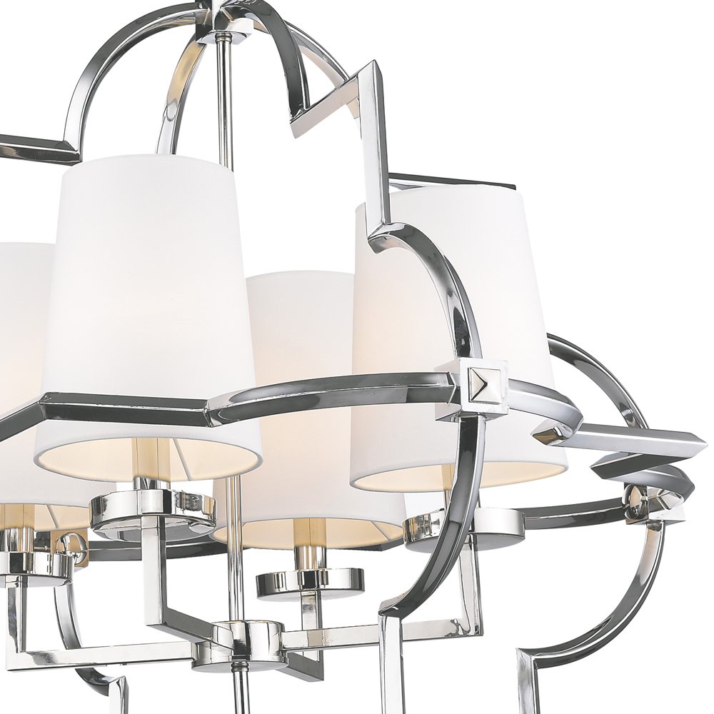 KM0728P-4L nickel Подвесная люстра Delight Collection Mandeville KM0728P-4L nickel
