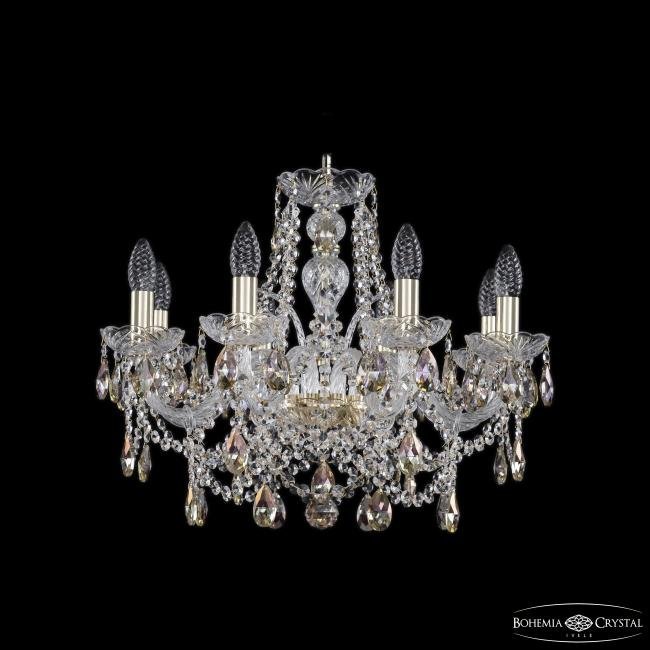 1411/8/195 G K801 Подвесная хрустальная люстра 1411 Bohemia 1411/8/195 G K801