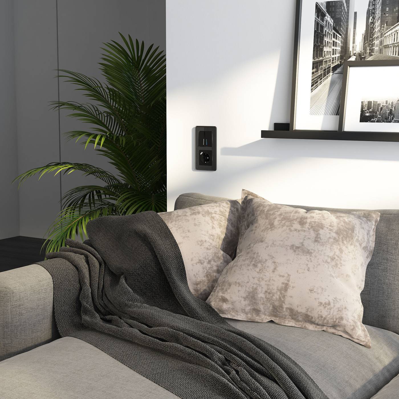 Рамка Werkel W0022448/ Рамка на 2 поста Elite (черный, стекло)