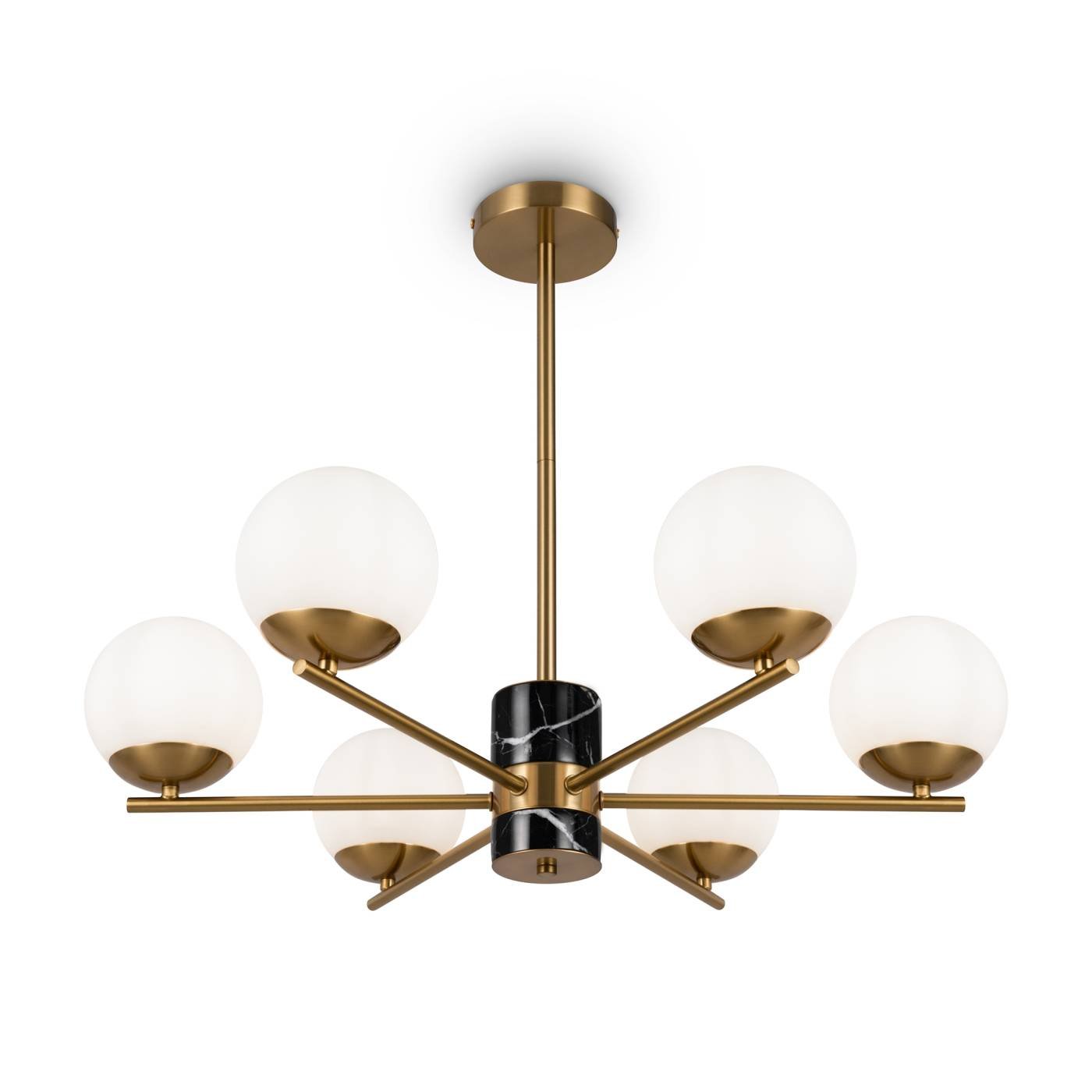 FR5230PL-06BS Люстра на штанге Freya Marble FR5230PL-06BS