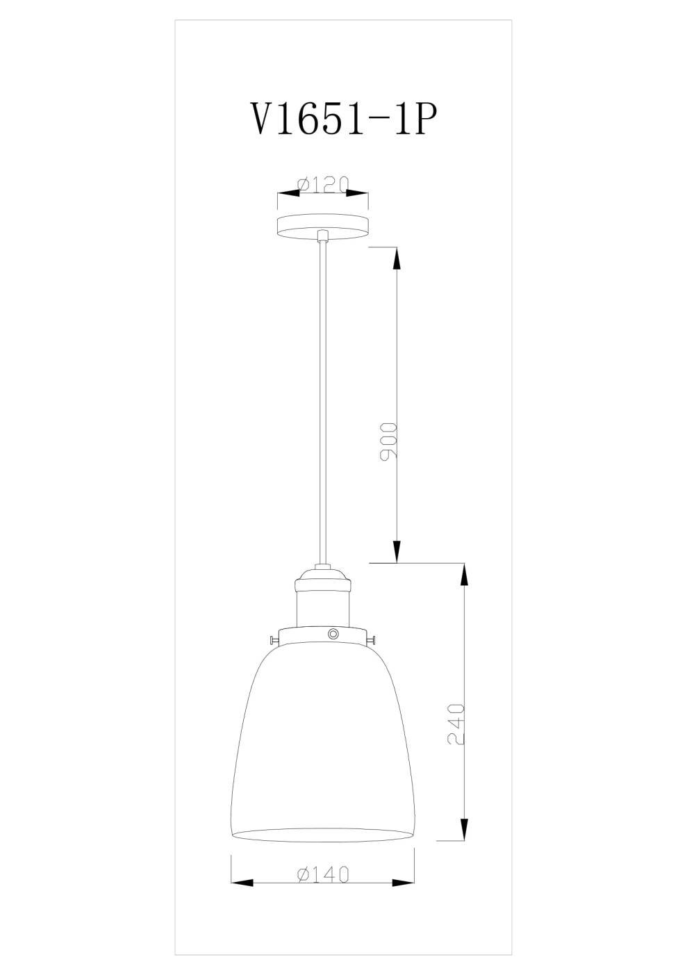 V11517-1P Светильник подвесной Moderli Single V11517-1P