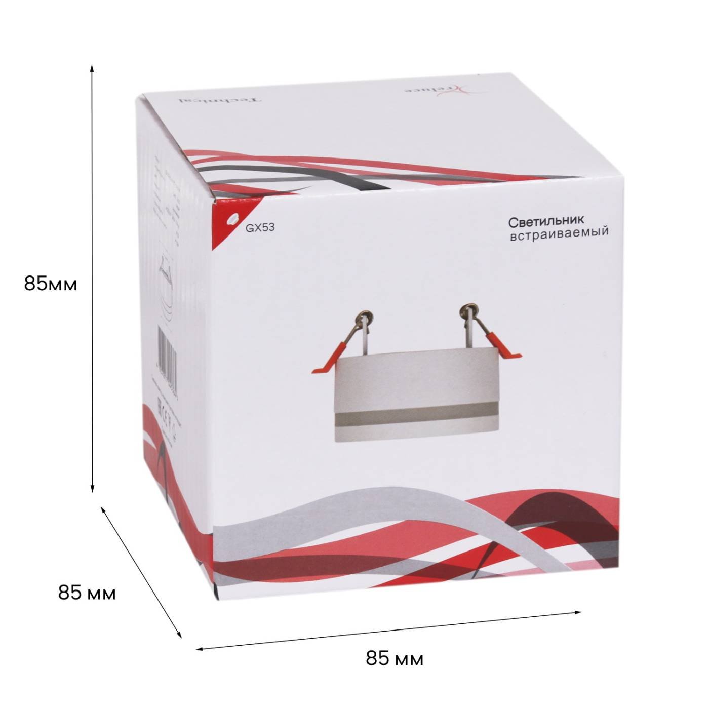 Накладной светильник Reluce 53023-9.0-001CT GX53 WT