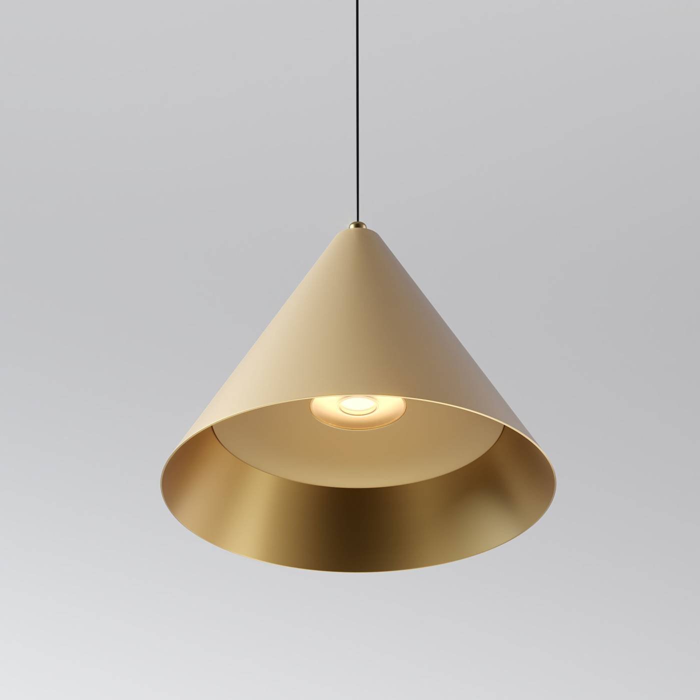 Светильник подвесной Elektrostandard Conus 50316 LED 16W 3000K золотой