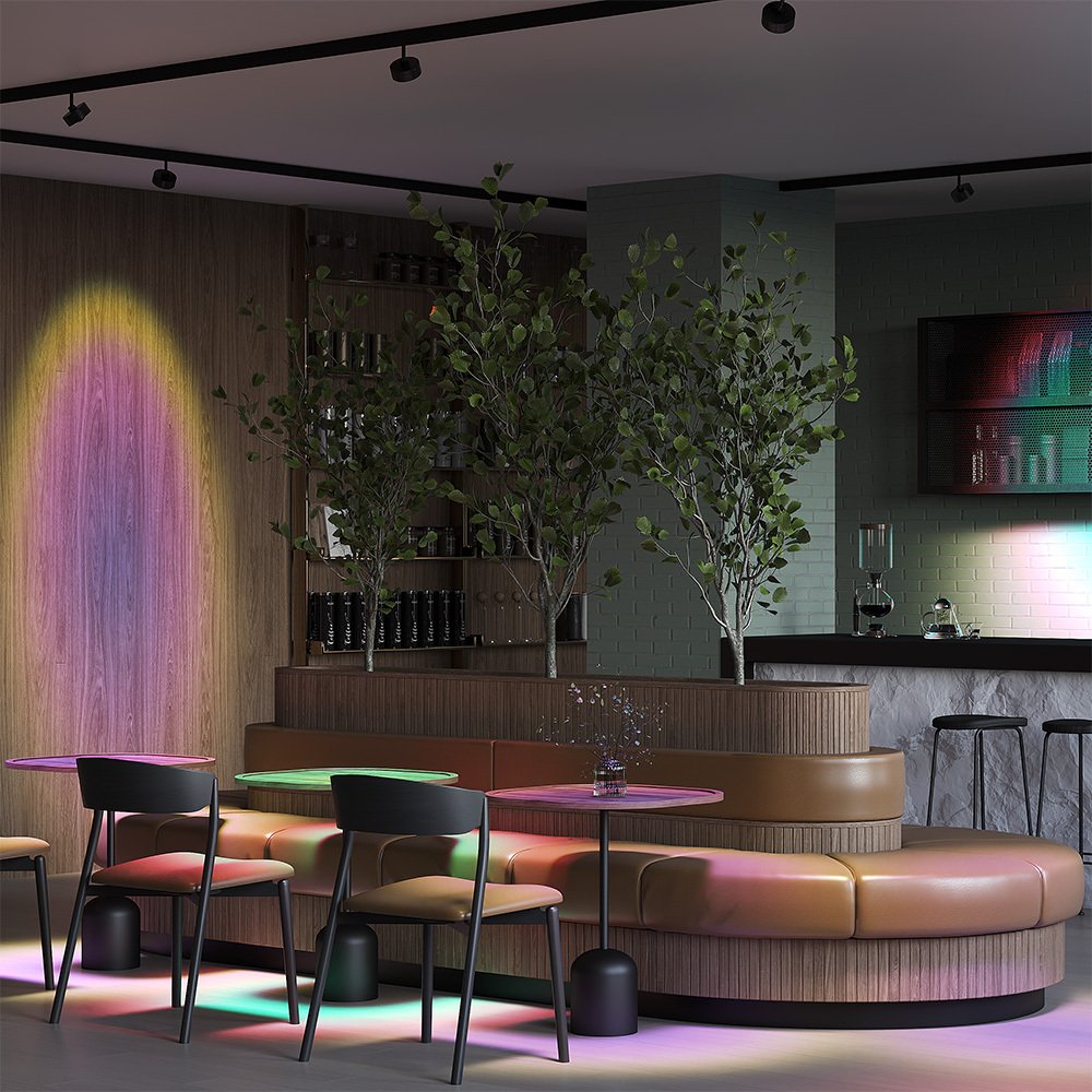 TR217-4-15WTW-DD-B Трековый светильник Maytoni Lens TR217-4-15WTW-DD-B