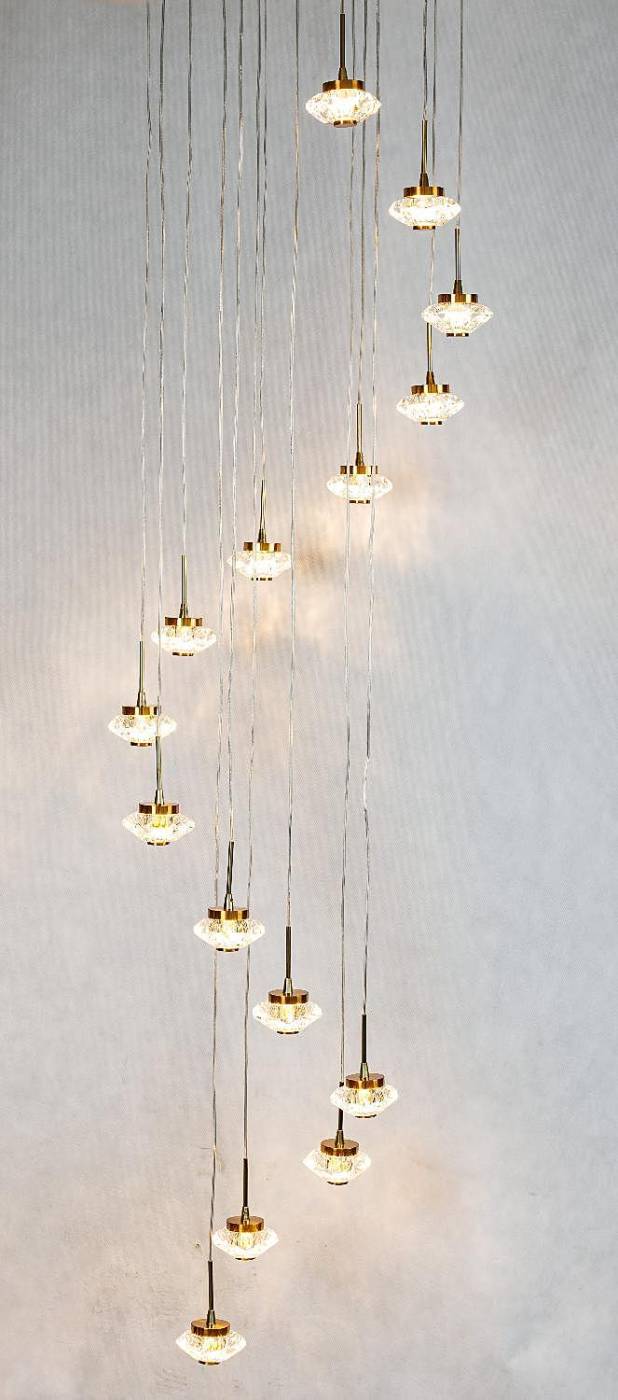 Люстра каскадная Gerhort G52140 G52142/15BRS CL