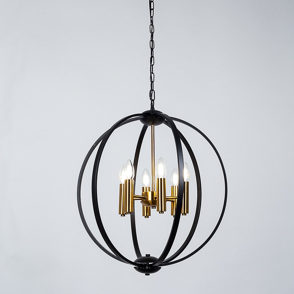 Подвесная люстра Arte Lamp Castula A7013SP-6BK