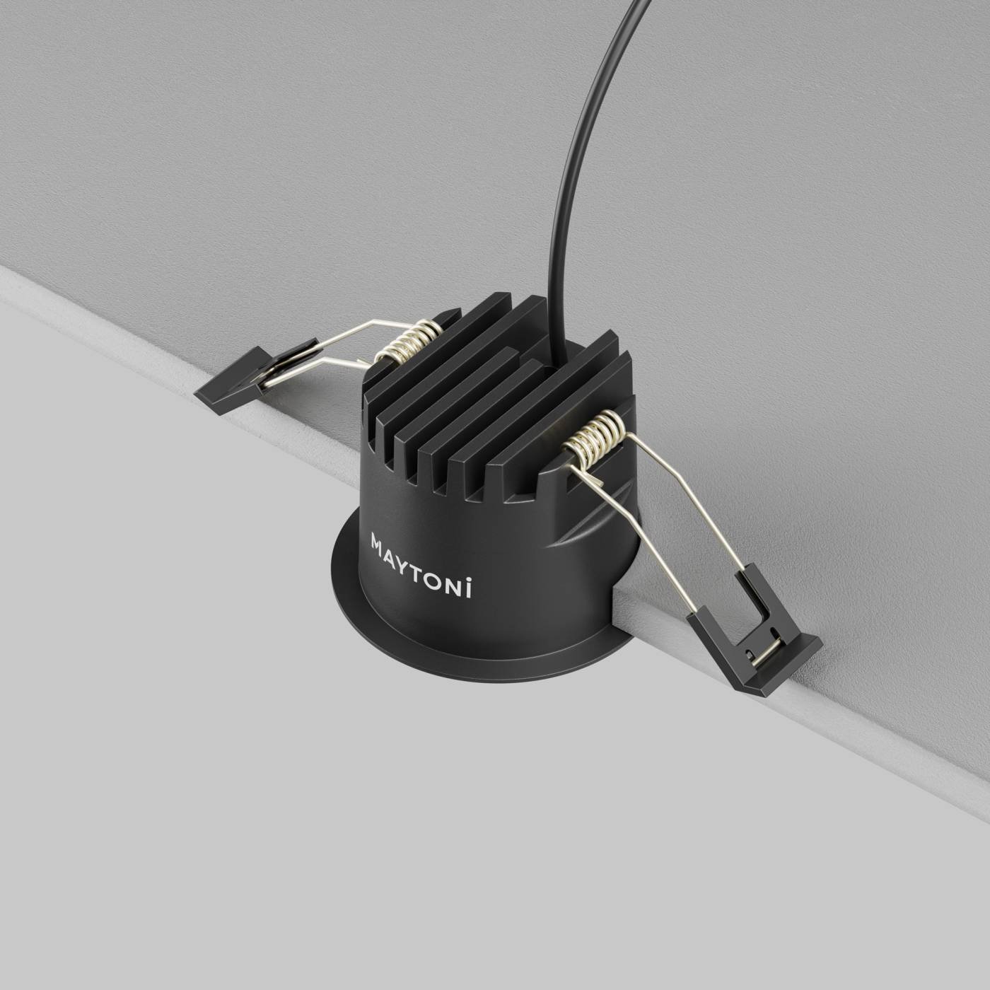 DL128-10W3K-B Встраиваемый светильник Dip T Maytoni DL128-10W3K-B