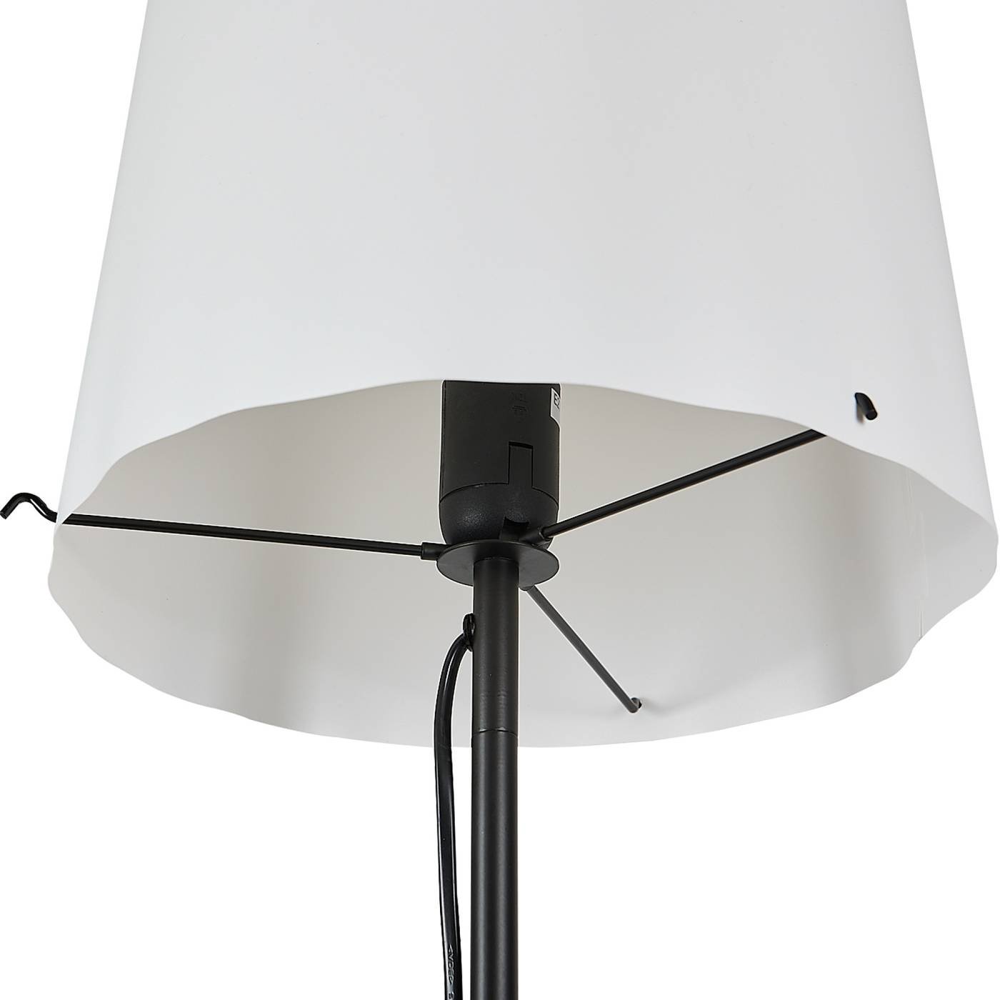 Торшер Uniel UML-T510 E27 BLACK/WHITE