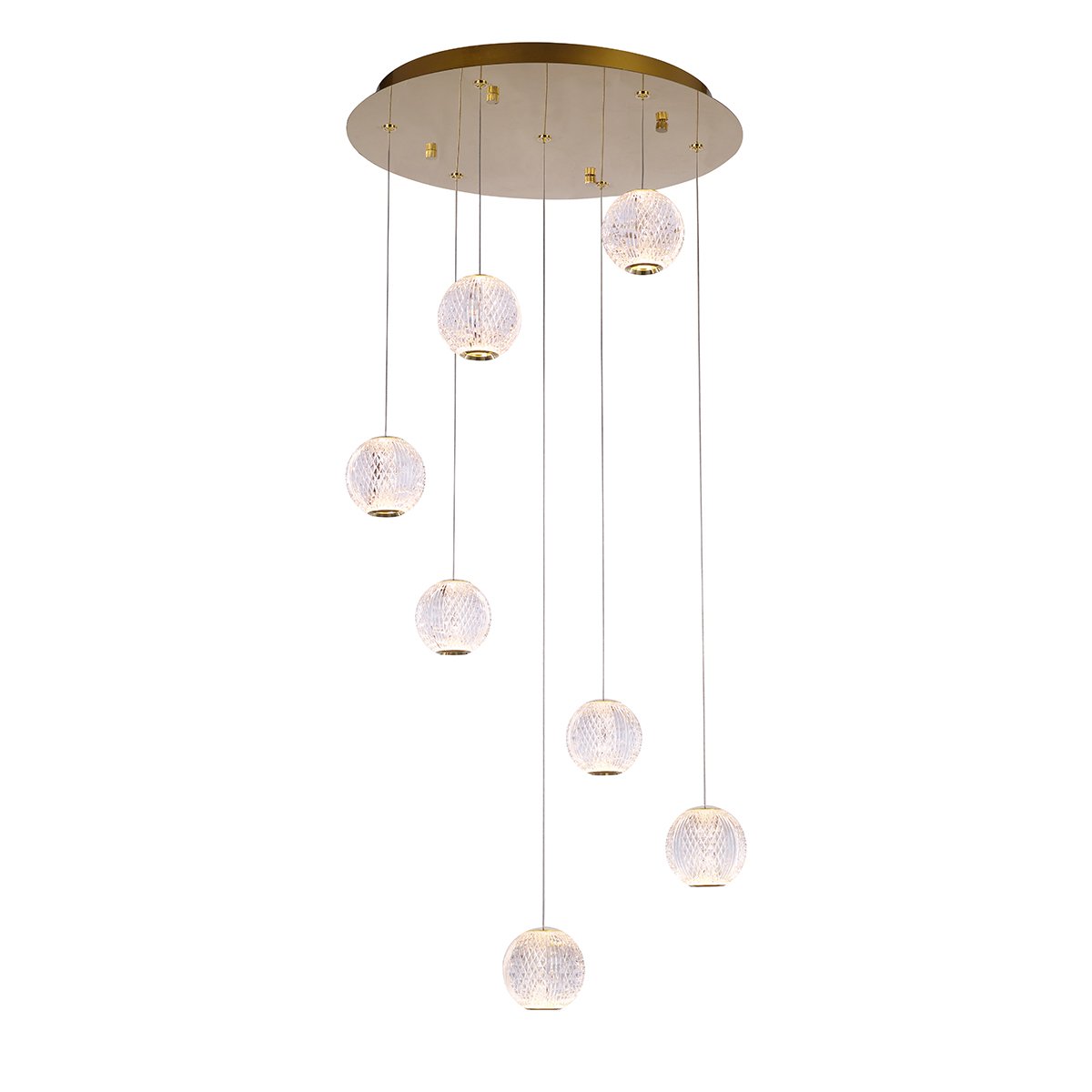 MD20001012-7A gold Светильник подвесной Delight Collection Elliot Diamante MD20001012-7A gold