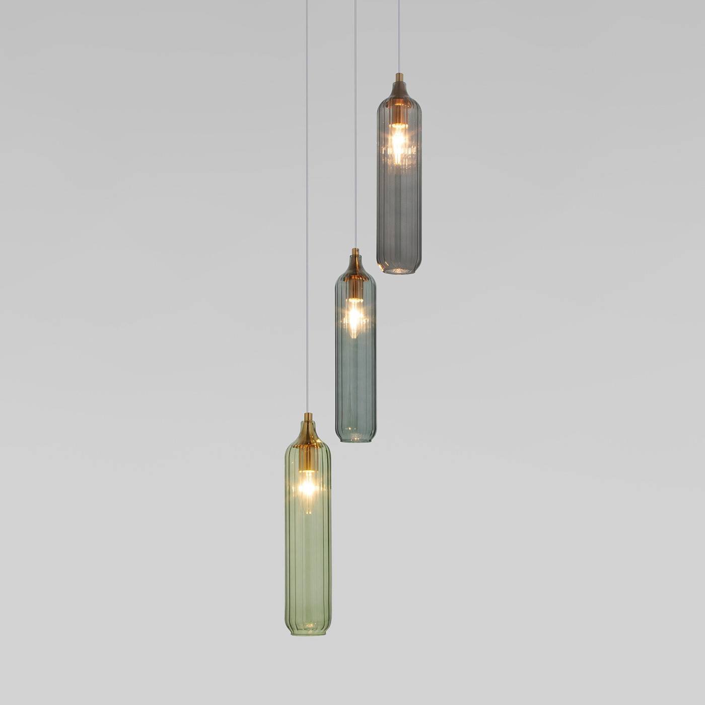 Светильник подвесной Eurosvet Siesta 50252/3 латунь Smart