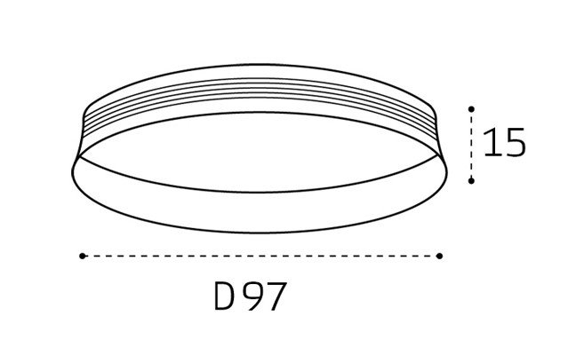 DE-315 gold Внутреннее сменное кольцо для светильника DE-314 Italline de315 DE-315 gold