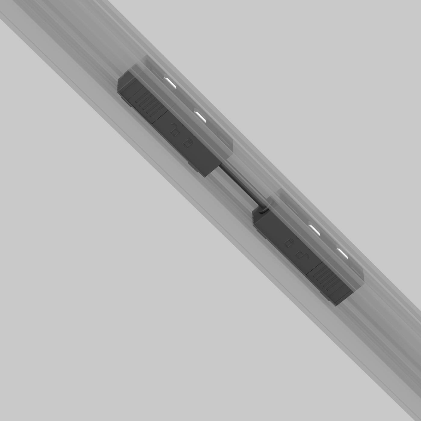 Коннектор для шинопровода Maytoni Accessories for tracks Exility TRA034CPC-42B-5-1