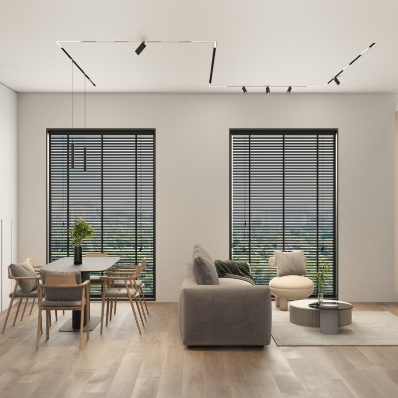 DK8108-BK Трековый светильник Denkirs Simple spot DK8108-BK