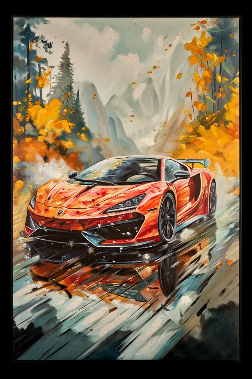 TD133 Картина настенная Teona Decor McLaren TD133