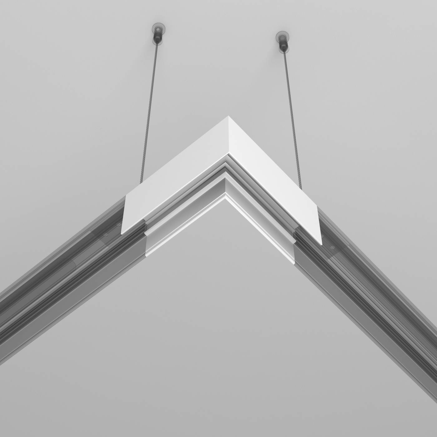 TRA034HCL-41W Коннектор для шинопровода Maytoni Exility TRA034HCL-41W