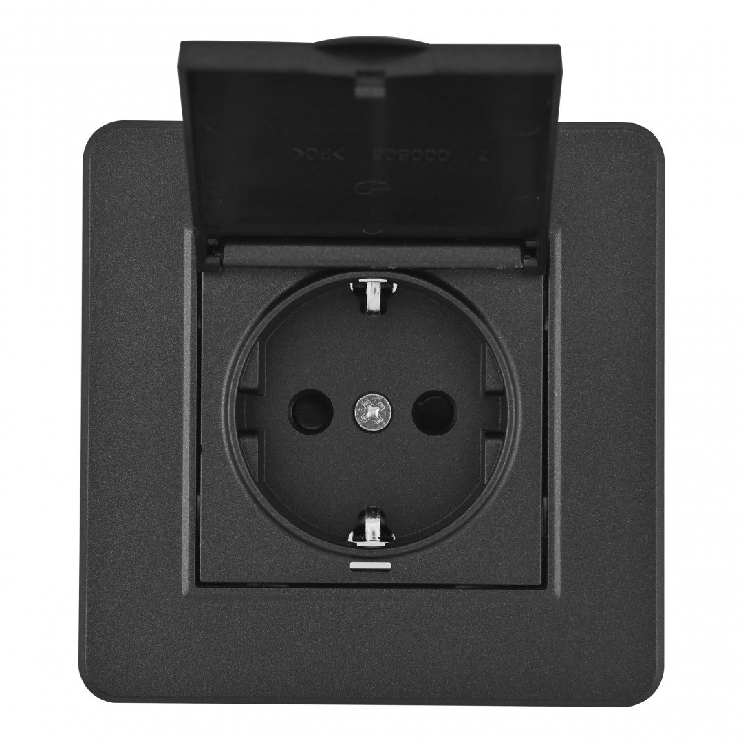 Розетка Arte Milano Set16-1 SET16-1-41-1 black