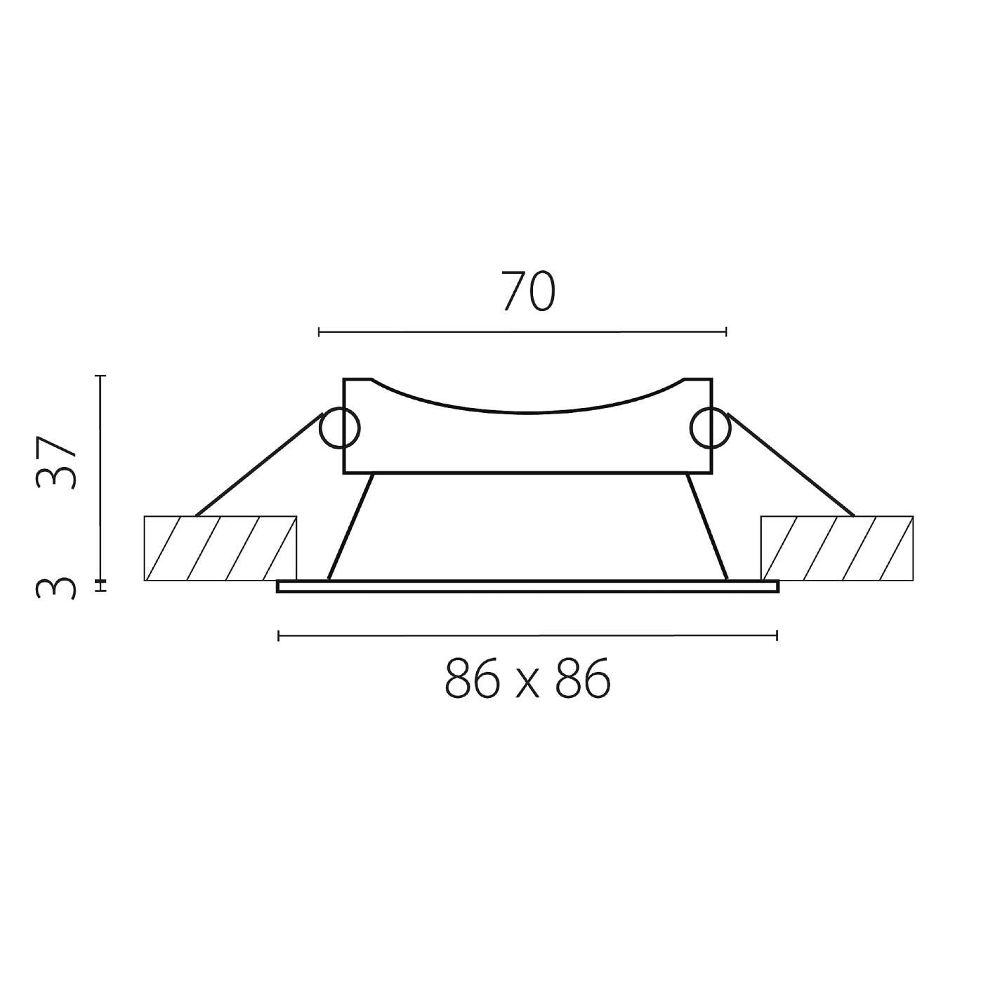 Встраиваемый светильник Lightstar Levigo 012136