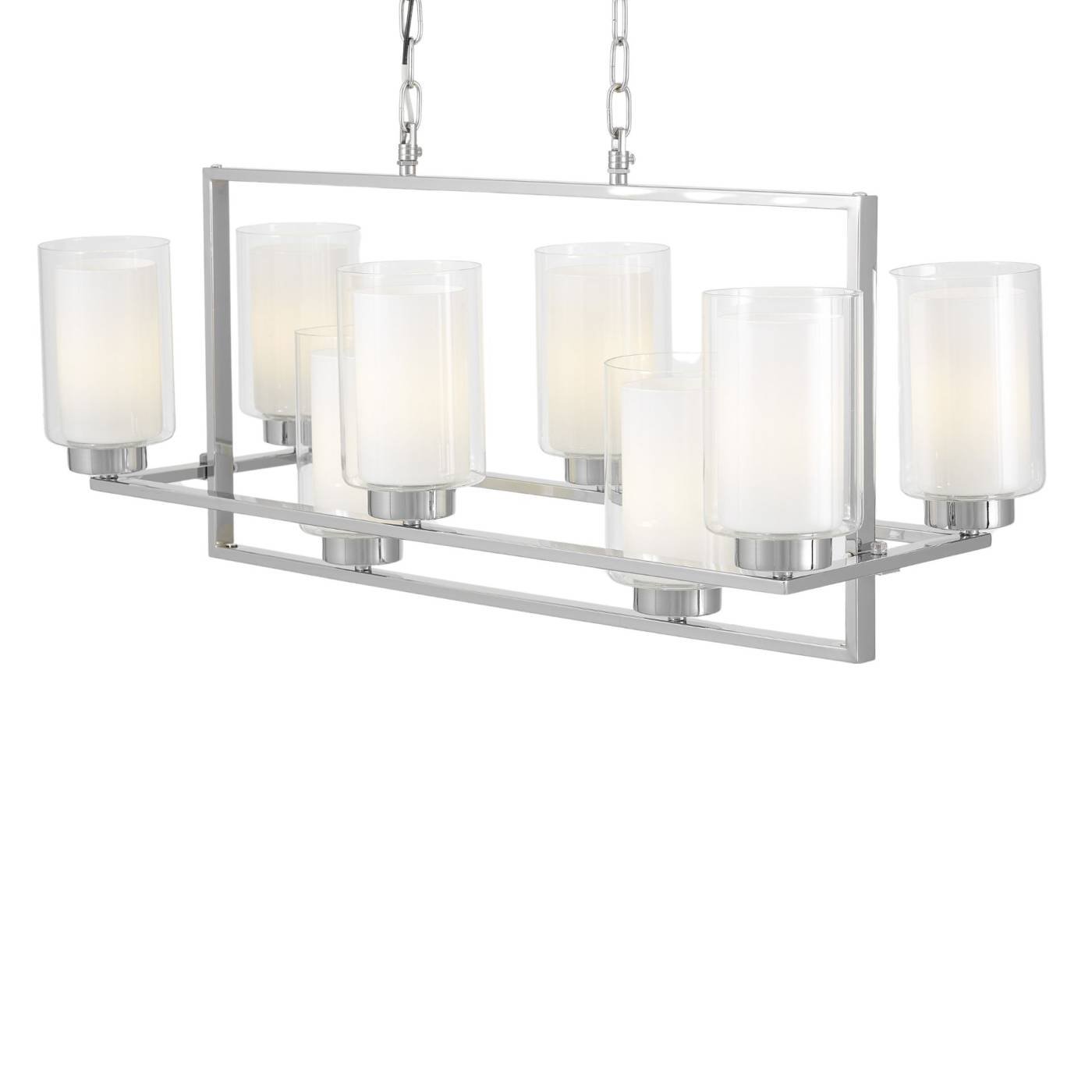 LDP 1239-8 CHR Подвесная люстра Lumina Deco Lino LDP 1239-8 CHR