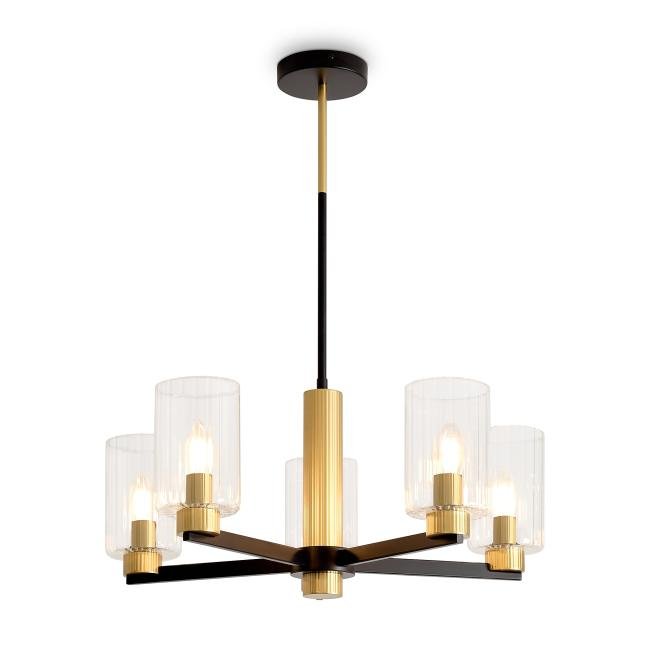 Люстра на штанге Freya Ombre FR2051CL-05BBS