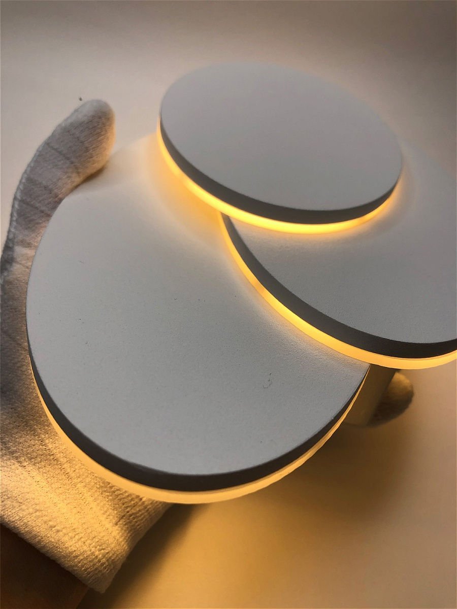 Настенный светильник Elvan 6809 GW-6809R-12W-WW-Wh