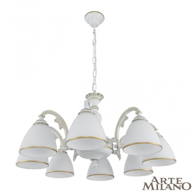 340837/8 WT+G Подвесная люстра Arte Milano Am340837 340837/8 WT+G