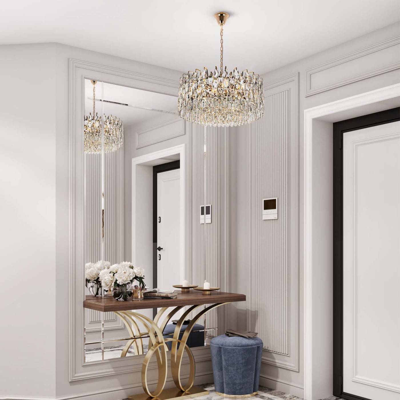 ML.6938.600 GD Подвесная люстра ML Modelux ML.6938.600 GD