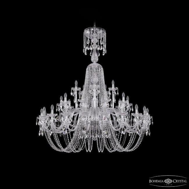 Подвесная хрустальная люстра 1402 Bohemia 1402/20+10+5/530/XL-165 Ni