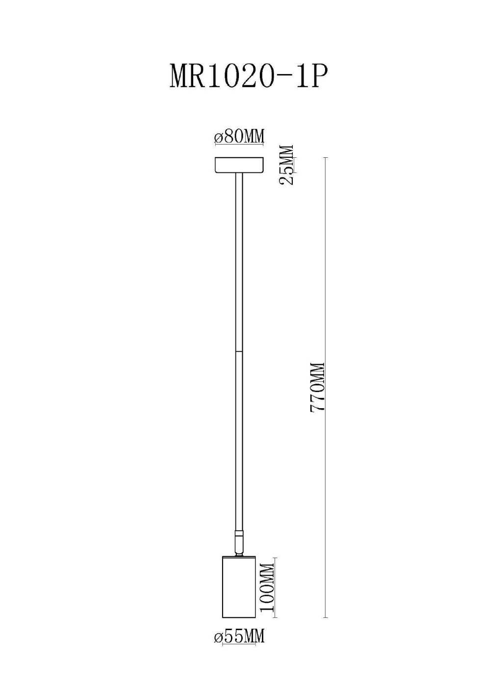 Светильник подвесной MyFar Dereck MR1020-1P