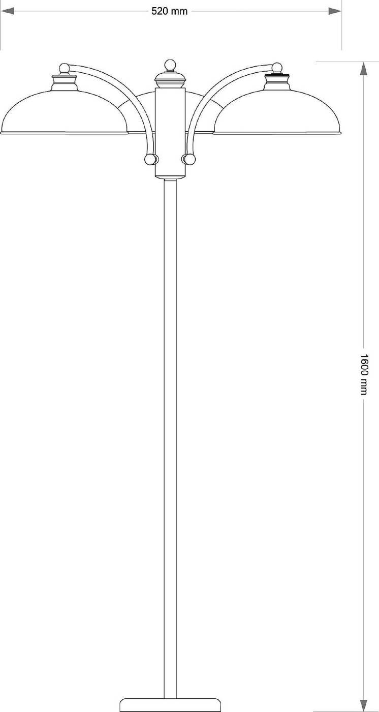 Торшер Kutek Торшеры N-LS-3(Z)