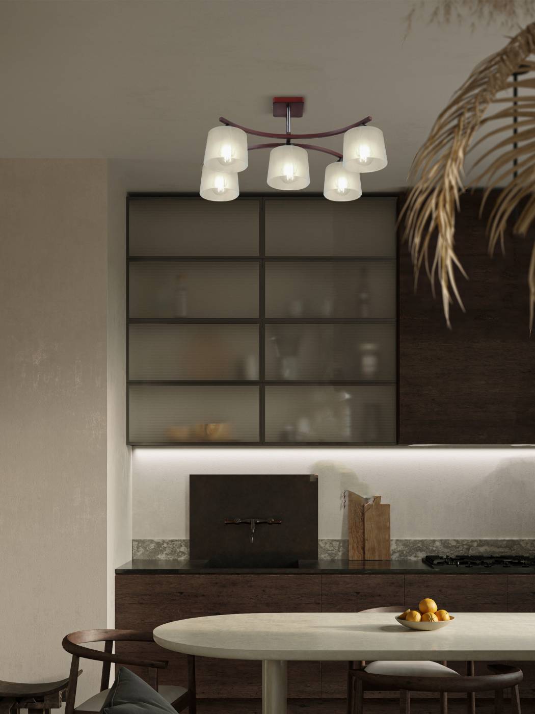 Потолочная люстра Мелодия Света Cylinder P9482-5 RW 000024565