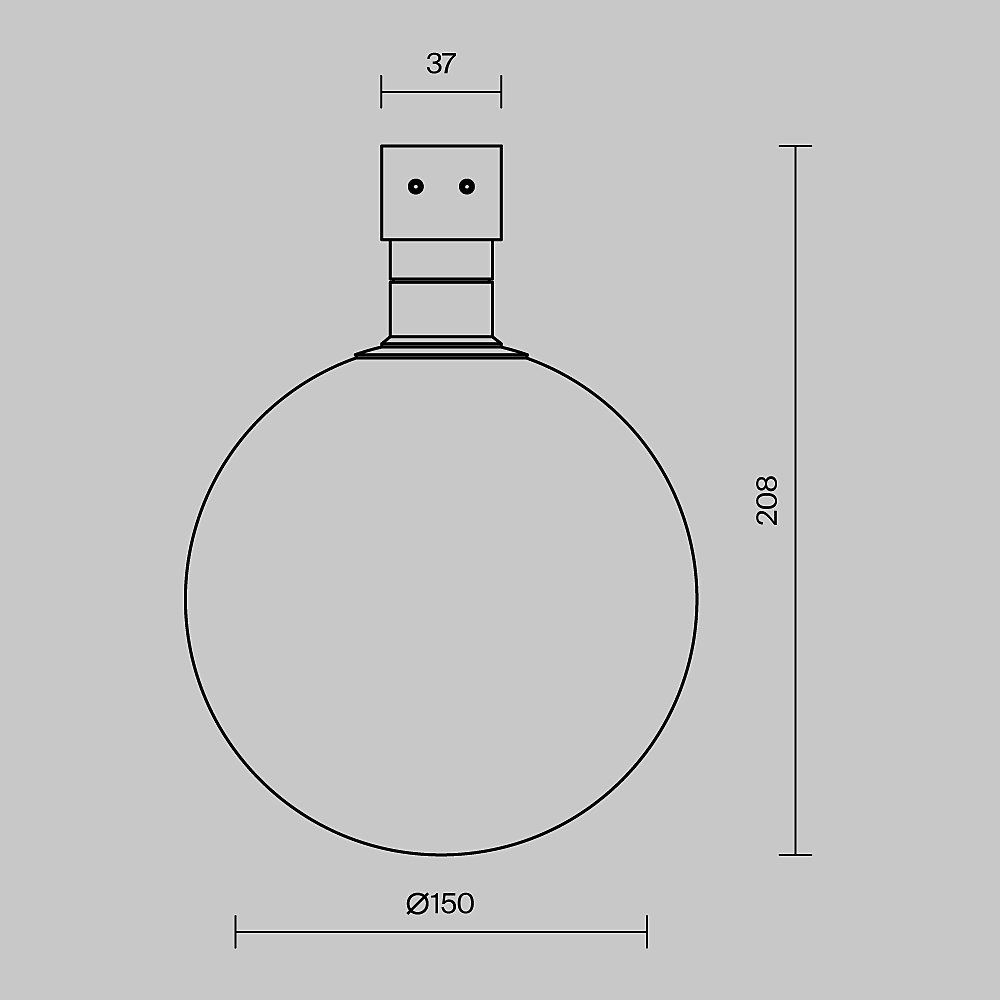 O-TR01-2-S-9WW3K Трековый светильник Maytoni Luna O-TR01-2-S-9WW3K