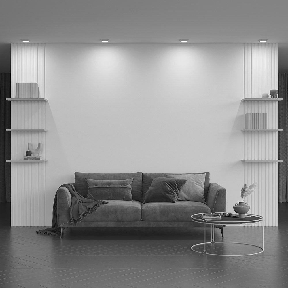 Встраиваемый светильник с узорами Gyps DL005-1-01-W Maytoni