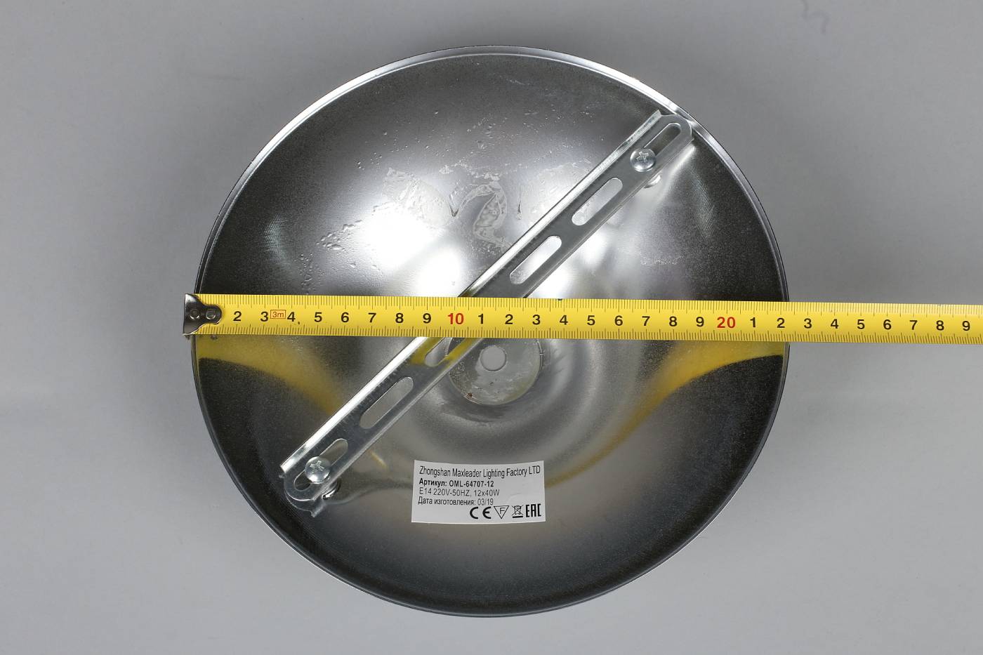 OML-64707-12 Потолочная люстра Omnilux Alghero OML-64707-12