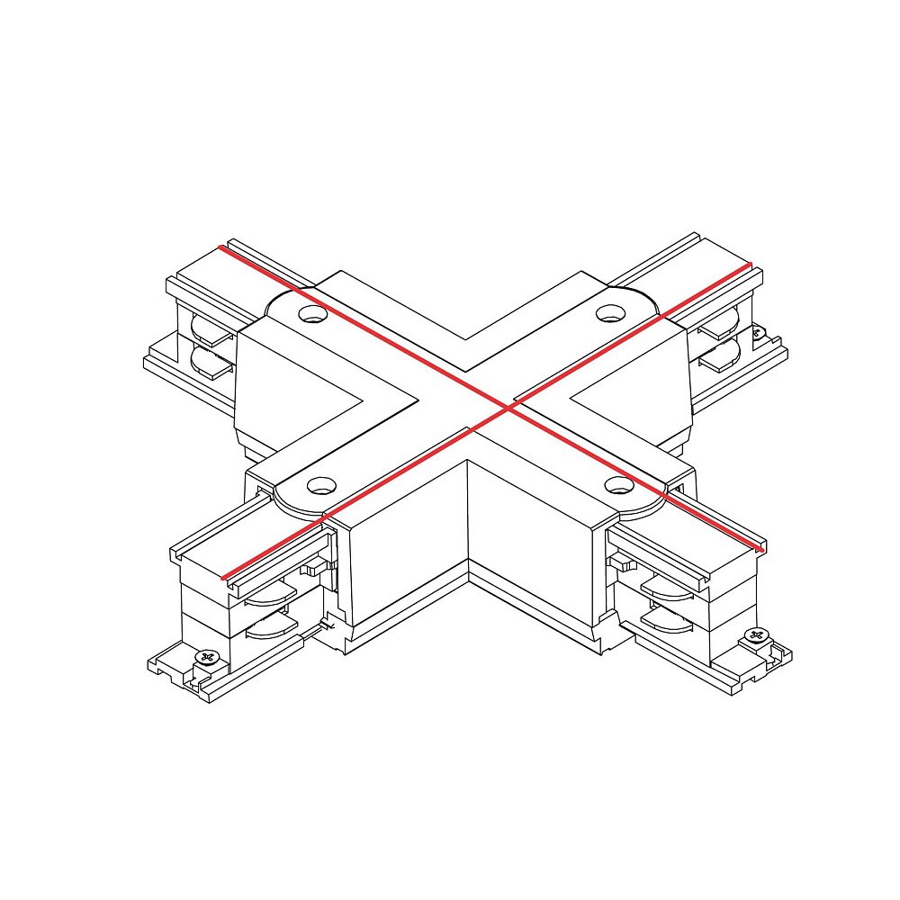8702 Коннектор X-образный Nowodvorski Ctls Power 8702