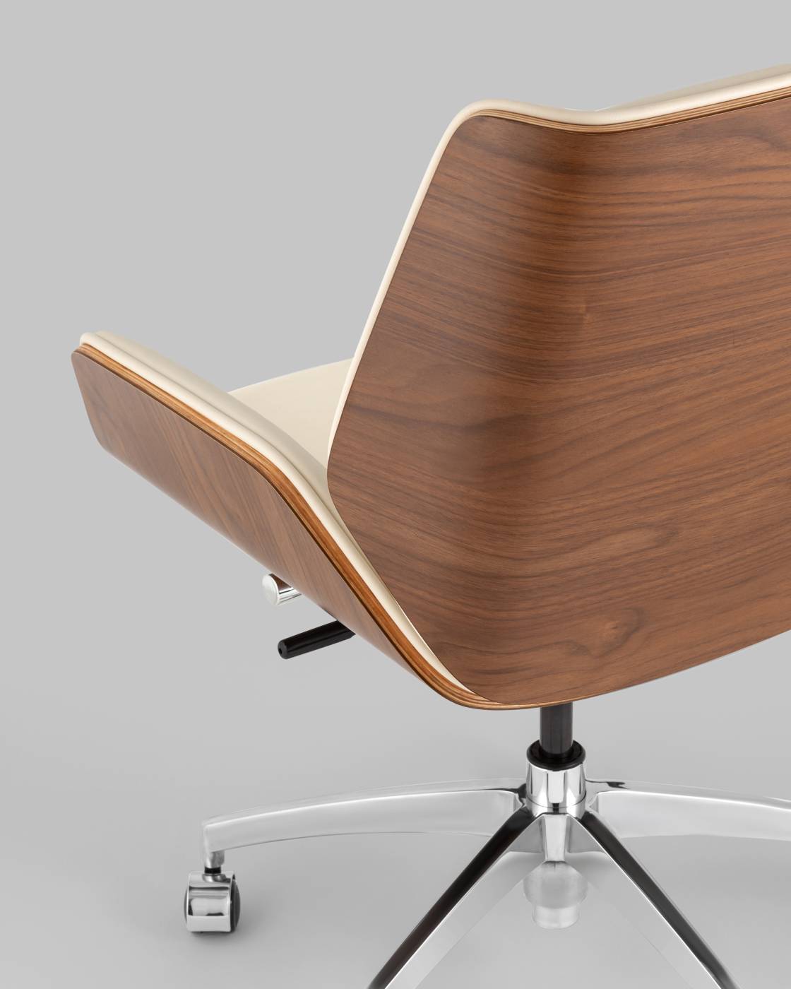 Кресло офисное Stool Group Crown A312-A 8383-1 walnut back