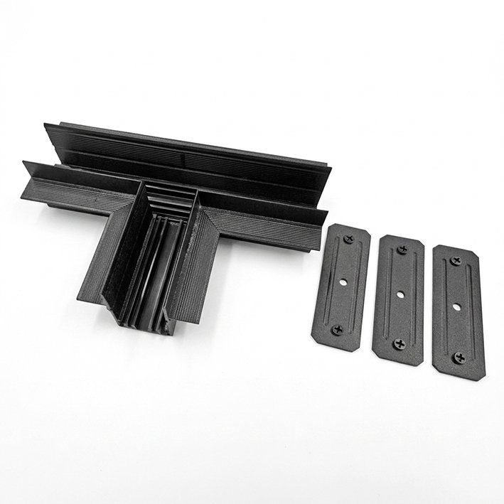 AM572 BK SMART Тройник коннектор для накладного шинопровода AM Group AM572 BK SMART