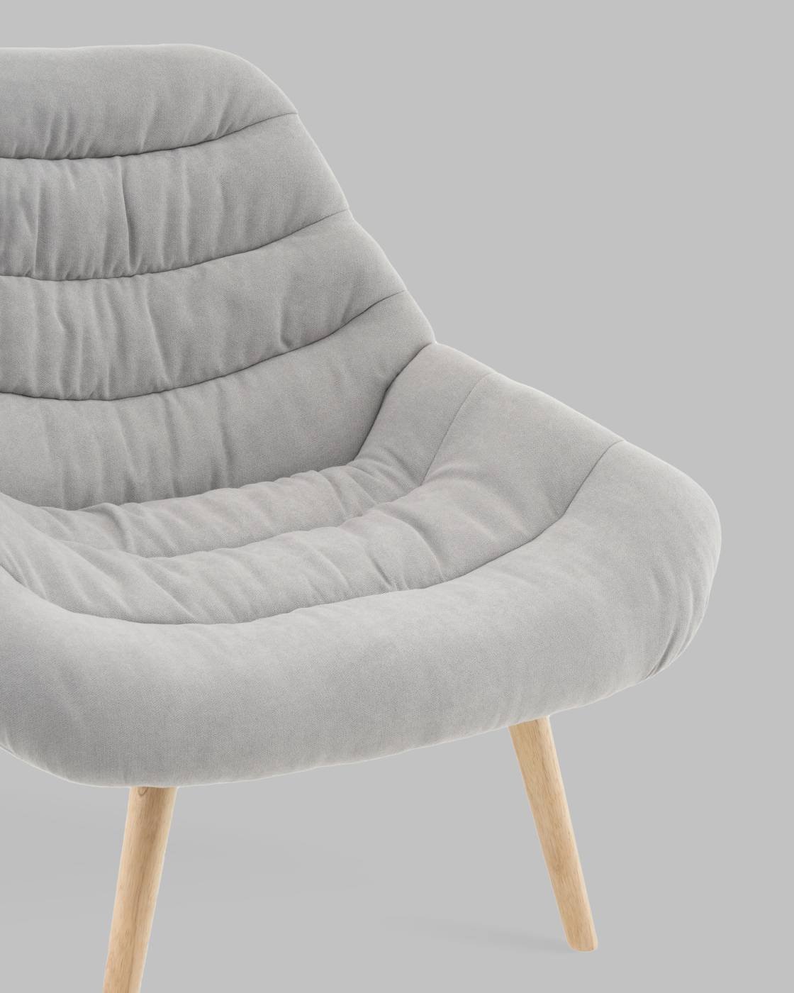 Кресло Stool Group Олби QH-2805K 263-6 light grey