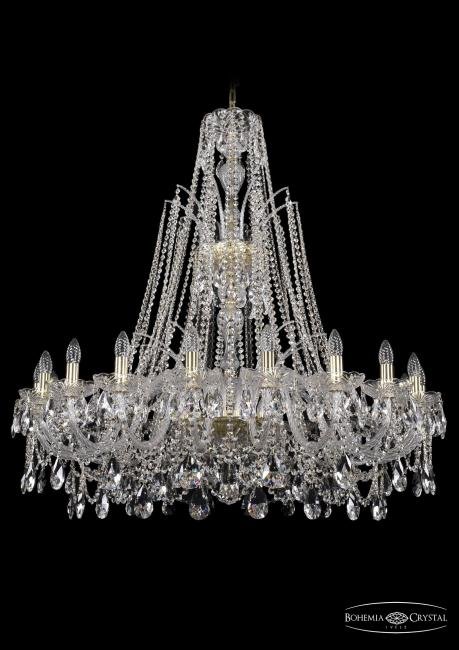 Подвесная хрустальная люстра 1411 Bohemia 1411/20/400/XL-120 G