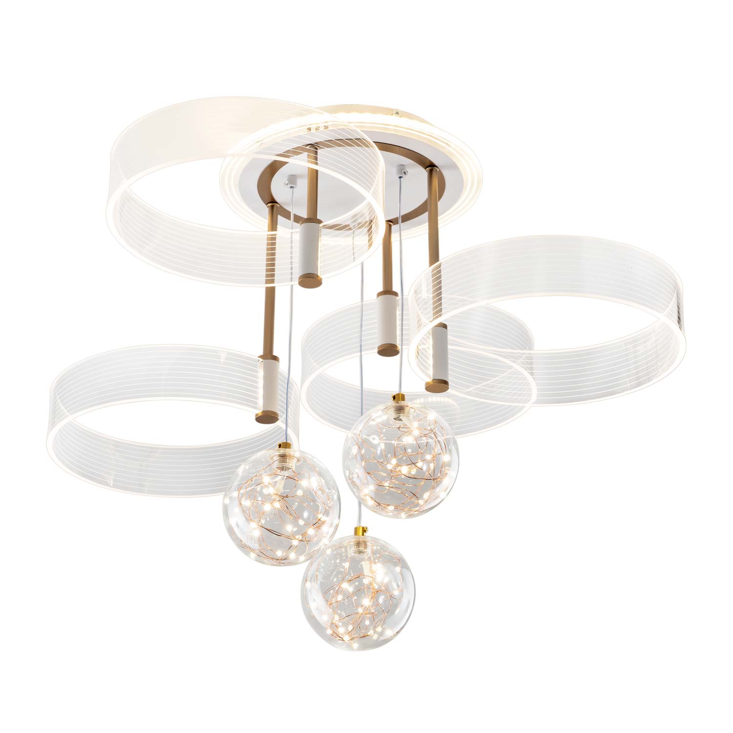 L1040-750 WT Потолочная люстра L LED4U L1040-750 WT