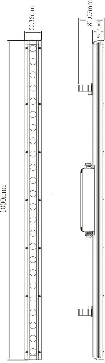 Уличный настенный светильник Deko-Light Wallwasher Caph 732080