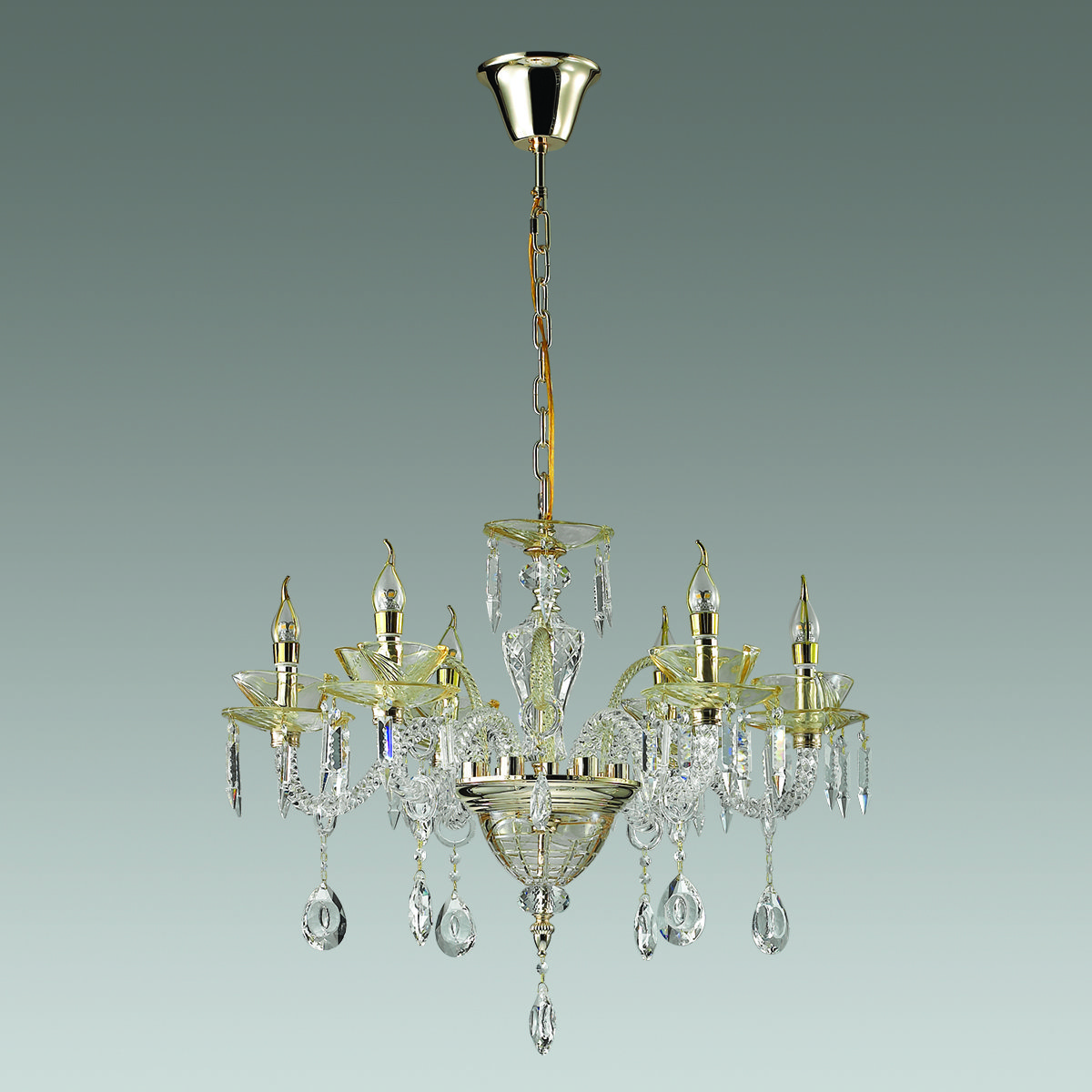 4005/8 Подвесная хрустальная люстра Telma Odeon Light 4005/8