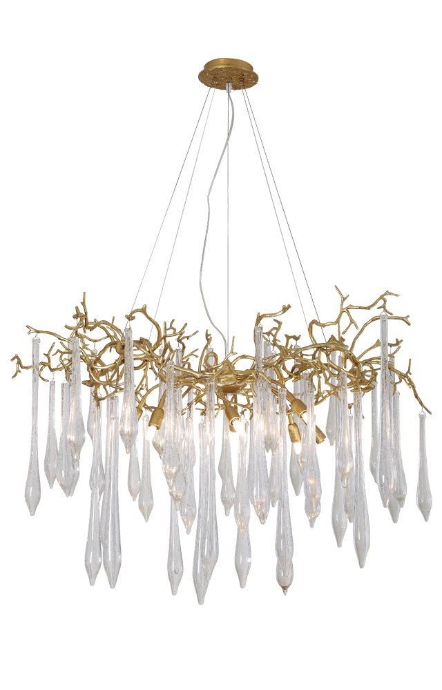 REINA SP8 D1000 GOLD PEARL Подвесная люстра Crystal Lux Reina REINA SP8 D1000 GOLD PEARL
