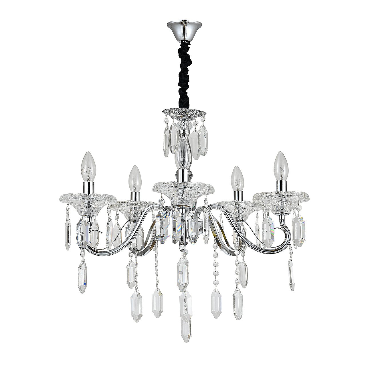 2111/5P Chrome Подвесная люстра Escada Fantail 2111/5P Chrome