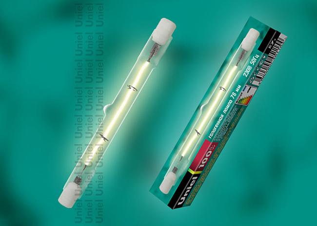 J-78/100/R7s Галогенная лампа Uniel J-78/100/R7s